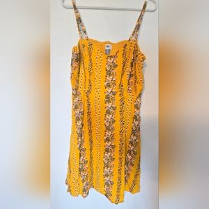 Old Navy Fit & Flare Printed Cami Dress - XL